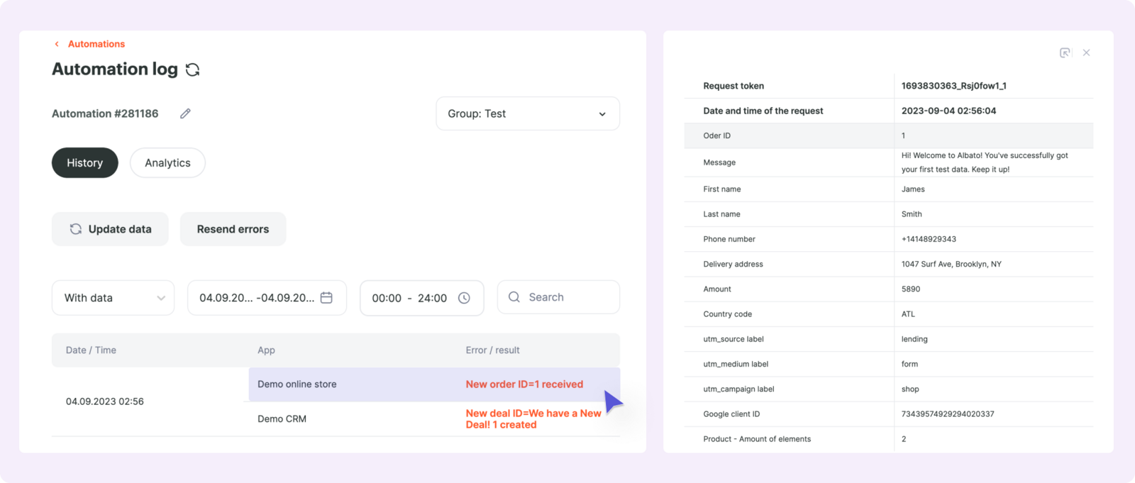 Trigger diagram showing event flow to ChatDash